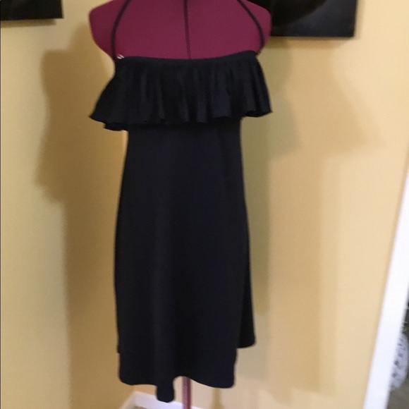 Sea Folly Ruffled neckline Halter midi - Picture 1 of 9